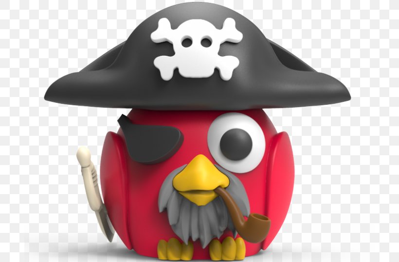 Toy Treatstock Piracy 3D Printing Swashbuckler, PNG, 720x540px, 3d Printing, Toy, Beak, Bird, Figurine Download Free