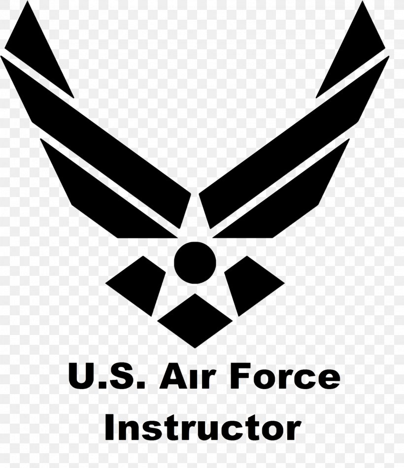 United States Air Force Symbol Military Air Force Reserve Officer Training Corps, PNG, 1864x2160px, United States Air Force, Air Force, Air Force Research Laboratory, Artwork, Black Download Free