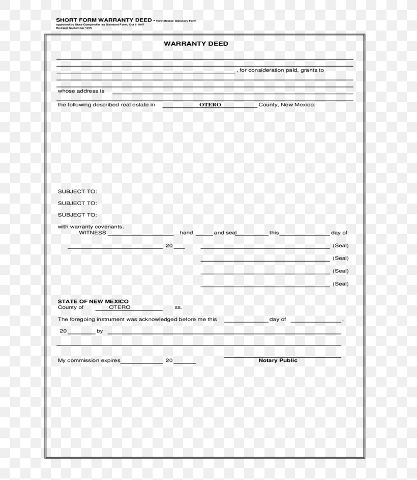 Warranty Deed Template Form, PNG, 728x943px, Watercolor, Cartoon, Flower, Frame, Heart Download Free