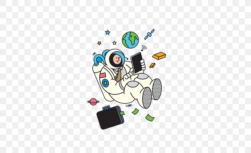 Astronaut Outer Space, PNG, 500x500px, Astronaut, Art, Artistic Inspiration, Cartoon, Comics Download Free
