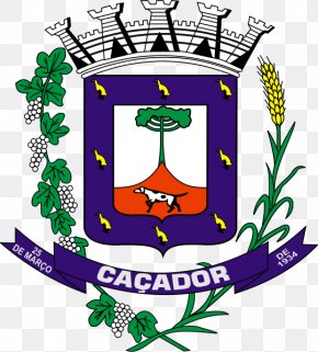 Videira - BrasÃ£o De CaÃ§ador Coat Of Arms Bandeira De CaÃ§ador Ãguas Lindas De GoiÃ¡s PNG