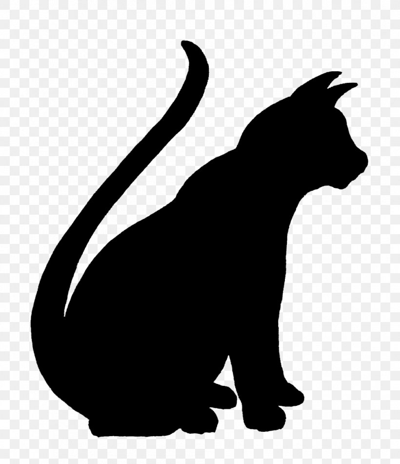 Cat Pet Sitting Kitten Silhouette Clip Art, PNG, 1004x1165px, Cat, Black, Black And White, Black Cat, Carnivoran Download Free