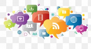 Social Media - Social Media Communication Clip Art PNG