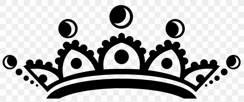 Tiara Crown, PNG, 1739x727px, Tiara, Black, Black And White, Brand, Cartoon Download Free
