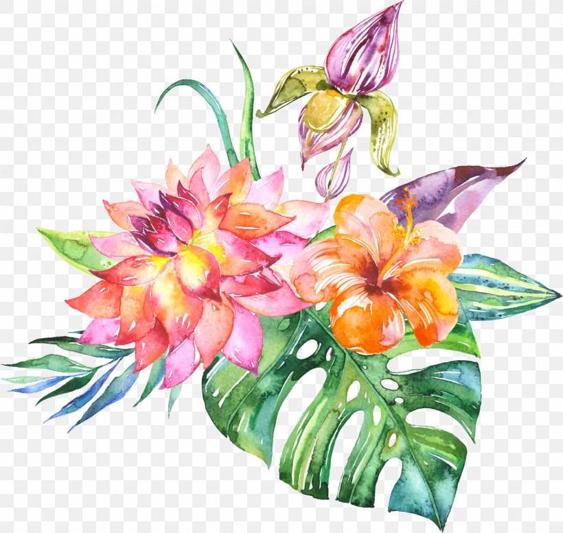 Wedding Invitation Cut Flowers Watercolor Painting Flower Bouquet, PNG, 2351x2229px, Wedding Invitation, Art, Cut Flowers, Flora, Floral Design Download Free