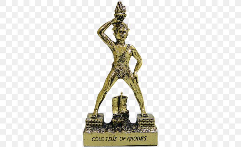 Colossus Of Rhodes Clip Art, PNG, 500x500px, Colossus Of Rhodes, Award, Brass, Figurine, Metal Download Free