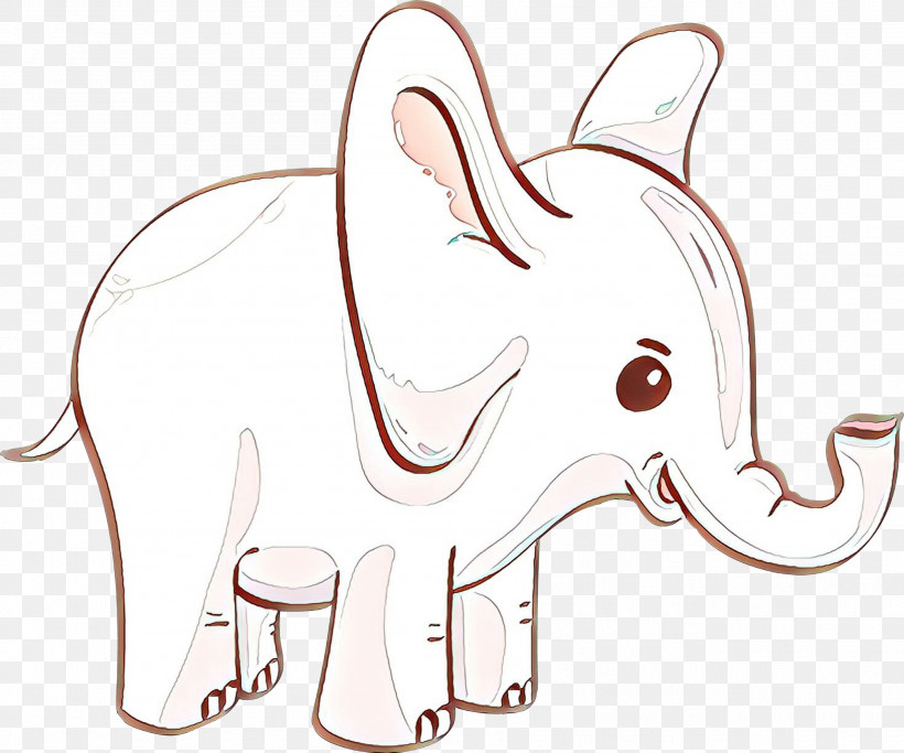 Indian Elephant, PNG, 2612x2176px, Elephant, Animal Figure, Cartoon, Ear, Indian Elephant Download Free