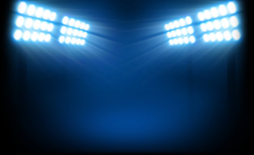 Lighting Soccer-specific Stadium Clip Art, PNG, 1300x798px, Light, Athletics Field, Blue, Display Device, Drawing Download Free