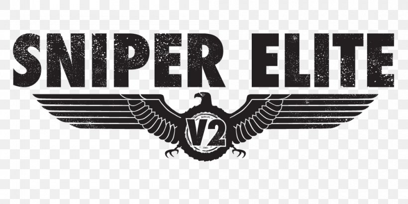 Sniper Elite V2 Wii U Cooperative Gameplay Video Game, PNG, 1000x500px, 505 Games, Sniper Elite V2, Black And White, Brand, Cooperative Gameplay Download Free