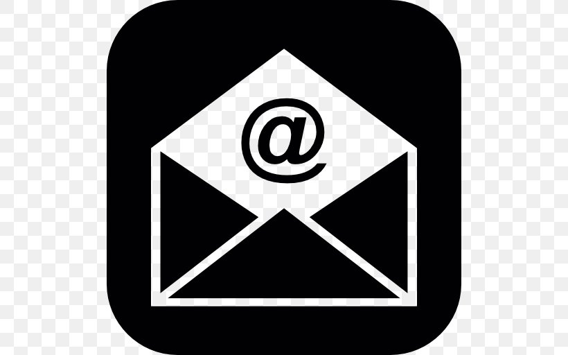 Email Address Bounce Address Message, PNG, 512x512px, Email, Area, Black And White, Bounce Address, Brand Download Free
