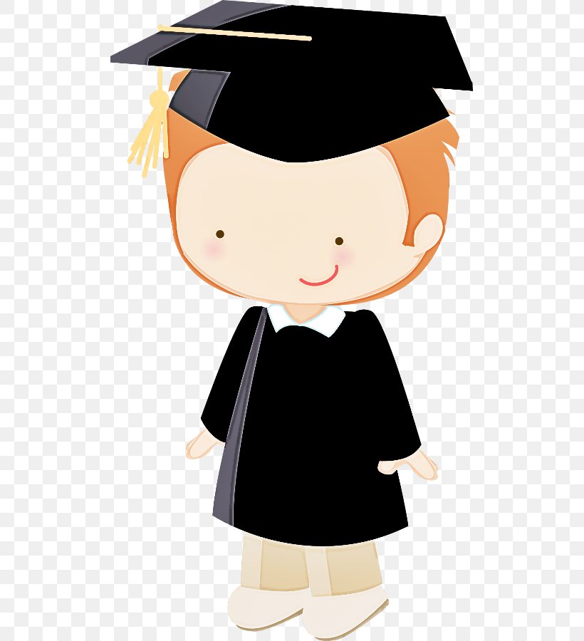 Graduation, PNG, 509x900px, Cartoon, Academic Dress, Graduation, Mortarboard Download Free