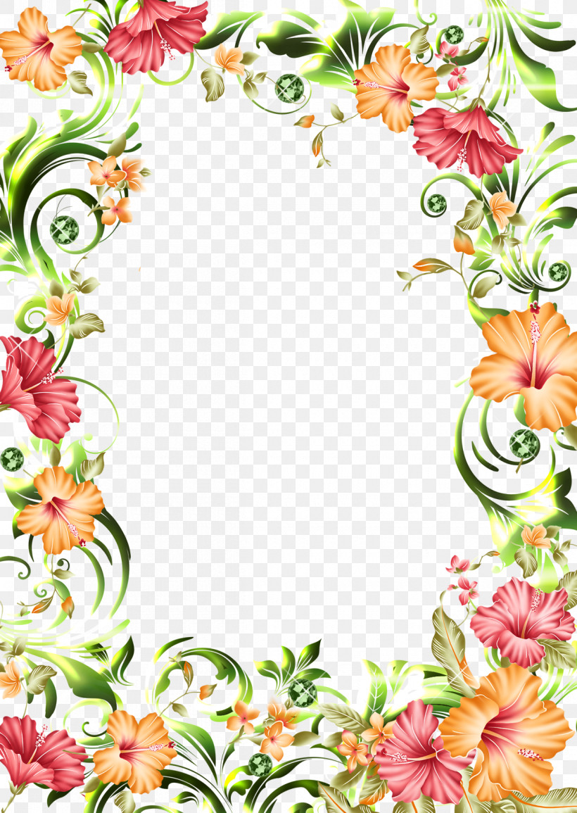 Hibiscus Frame Flower Frame, PNG, 1200x1691px, Hibiscus Frame, Floral Design, Flower, Flower Frame, Interior Design Download Free