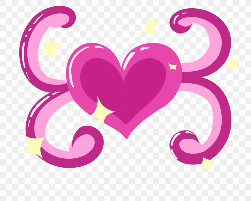 Heart Cutie Mark Crusaders Clip Art, PNG, 2500x2000px, Watercolor, Cartoon, Flower, Frame, Heart Download Free