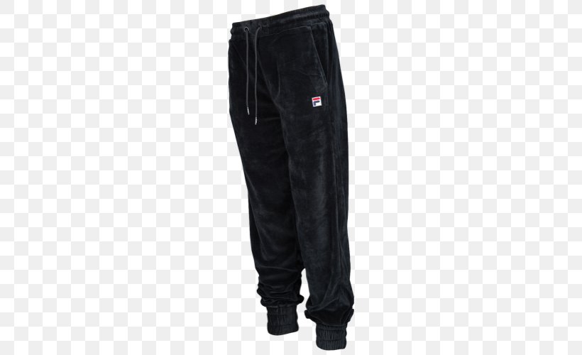 Jeans Fila Clothing Velour Pants, PNG, 500x500px, Jeans, Active Pants, Black, Bluza, Clothing Download Free