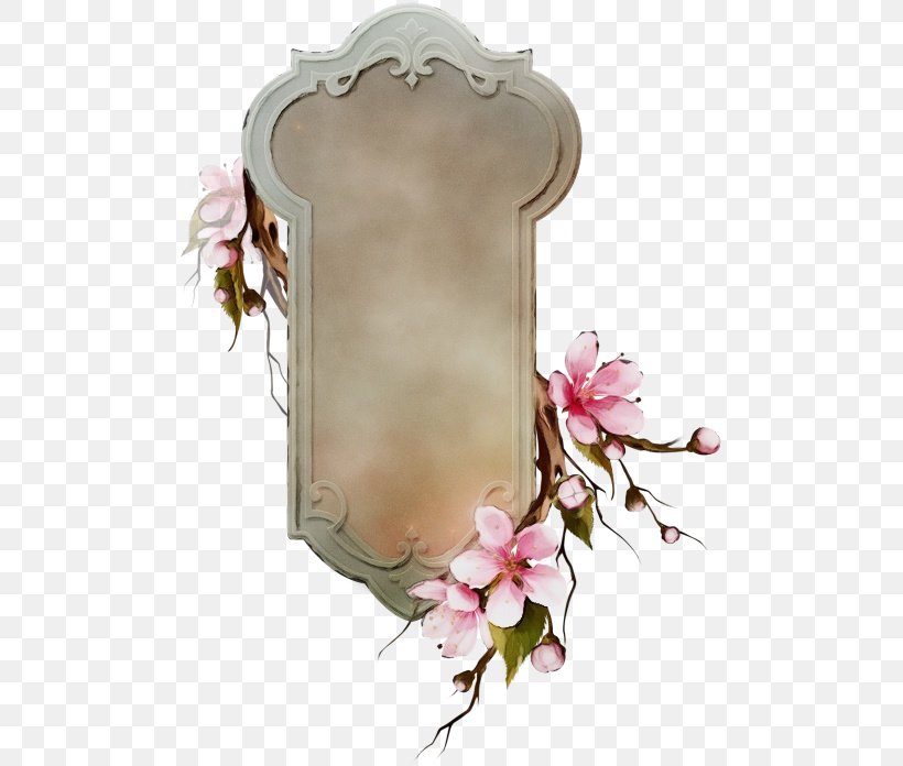 Picture Frame, PNG, 500x696px, Watercolor, Flower, Paint, Picture Frame, Pink Download Free