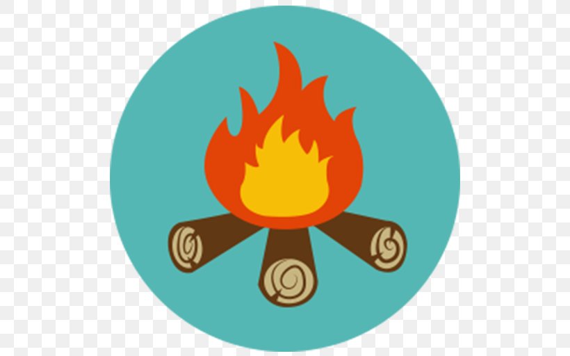 Campfire Camping Clip Art, PNG, 512x512px, Campfire, Camping, Orange, Summer Camp, Tent Download Free