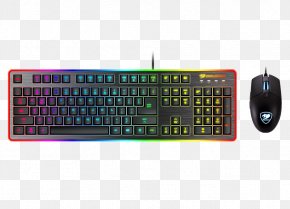 Computer Mouse - Computer Keyboard Computer Mouse Gaming Keypad Cougar Attack X3 RGB Gaming Tastatur PNG