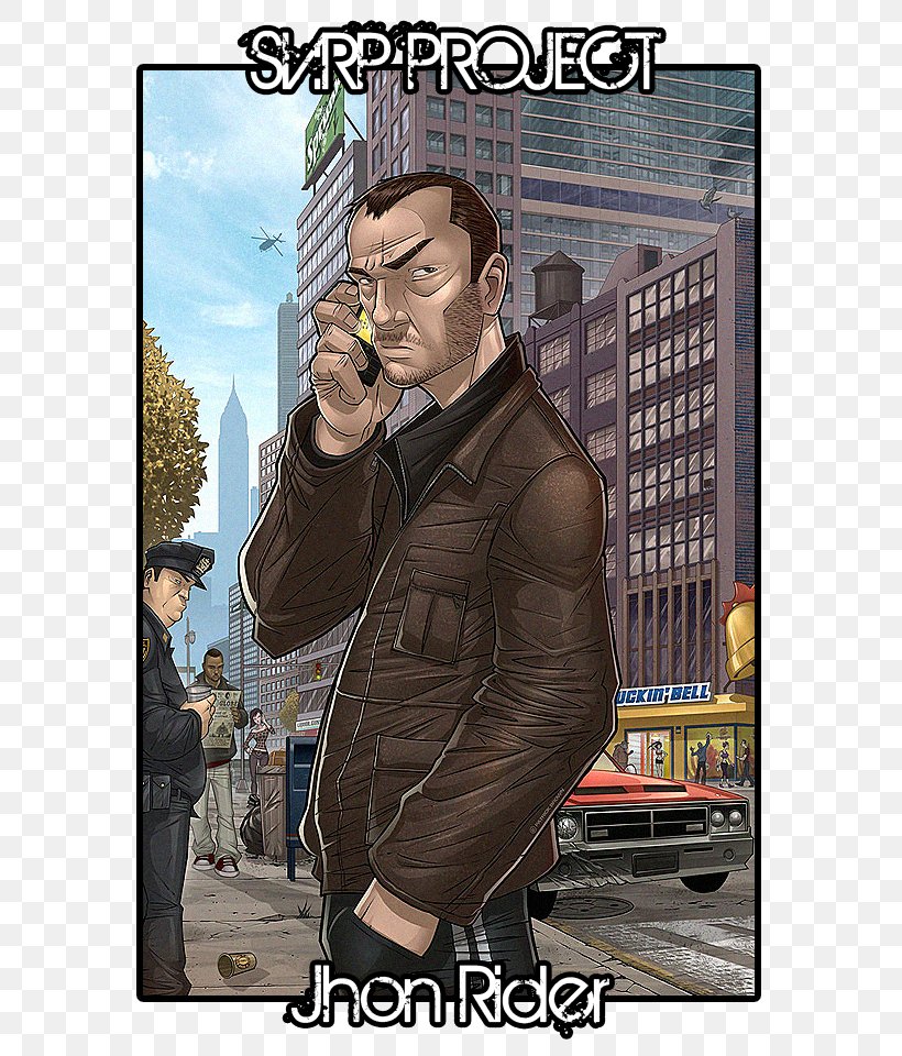 Grand Theft Auto III Grand Theft Auto IV Grand Theft Auto: Vice City Grand Theft Auto V Niko Bellic, PNG, 618x960px, Grand Theft Auto Iii, Character, Claude, Comics, Facial Hair Download Free