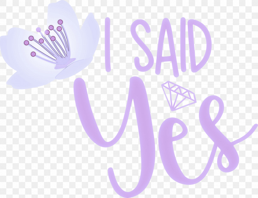 I Said Yes She Said Yes Wedding, PNG, 3000x2310px, I Said Yes, Flower, Lavender, Logo, Petal Download Free