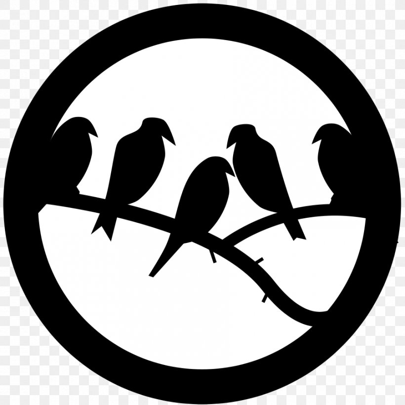 Bird Badge Emblem Clip Art, PNG, 900x900px, Bird, Badge, Beak, Black And White, Branch Download Free