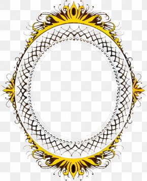 Oval Meter - Flower Line PNG