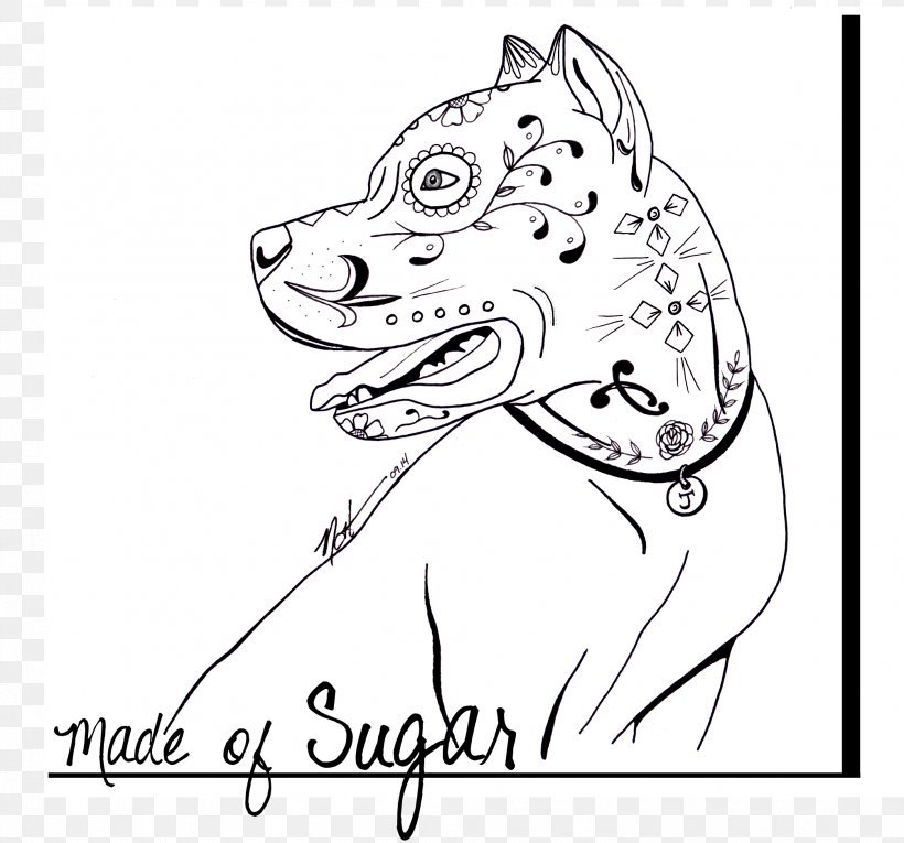 Pit Bull Calavera Puppy Coloring Book Drawing, PNG, 2008x1874px, Pit Bull, Area, Artwork, Black, Black And White Download Free