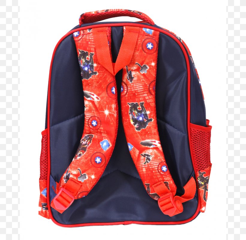 Backpack Bag, PNG, 800x800px, Backpack, Bag, Electric Blue, Orange, Red Download Free