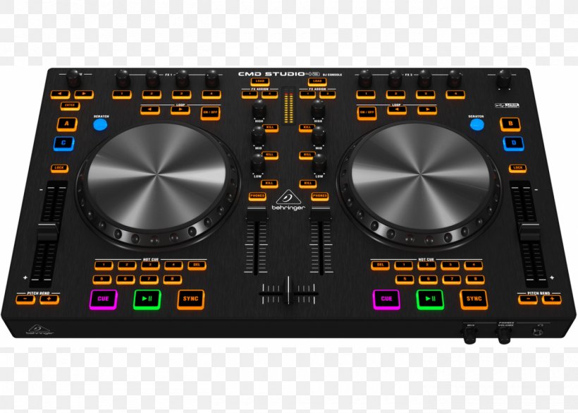 DJ Controller Disc Jockey Behringer MIDI Controllers Audio, PNG, 1400x1000px, Watercolor, Cartoon, Flower, Frame, Heart Download Free