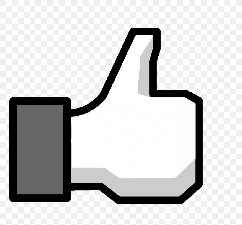 Facebook Like Button Facebook Like Button Clip Art, PNG, 1375x1279px, Facebook, Advertising, Area, Black, Black And White Download Free