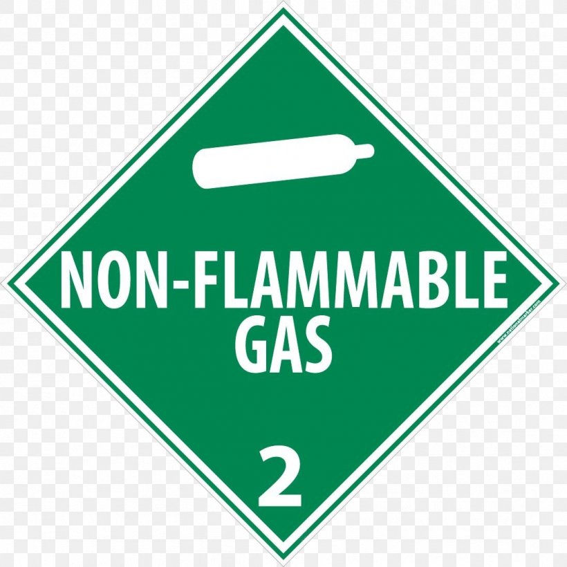 HAZMAT Class 2 Gases Dangerous Goods Combustibility And Flammability Placard, PNG, 1097x1097px, Hazmat Class 2 Gases, Adhesive, Area, Asphyxiant Gas, Brand Download Free