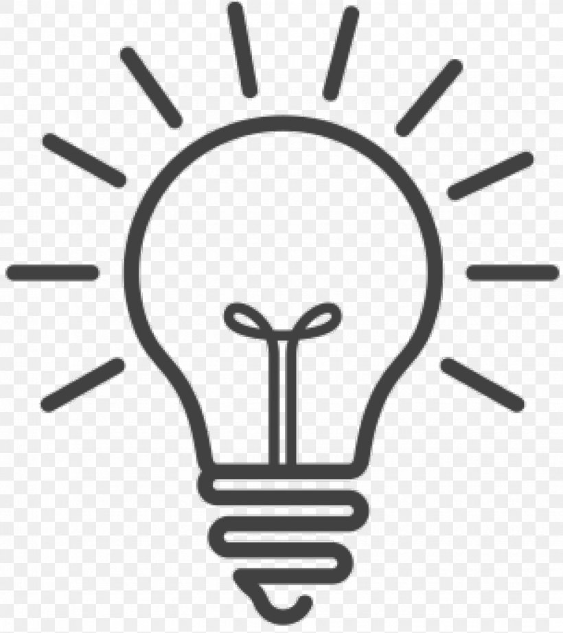 Incandescent Light Bulb Symbol Lamp, PNG, 970x1091px, Light, Black And White, Electricity, Energy Saving Lamp, Finger Download Free