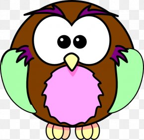 Cartoon Owl - Owl Cartoon Clip Art PNG
