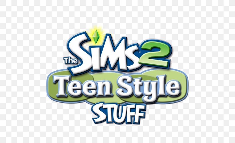 The Sims 2: Teen Style Stuff Video Games The Sims 2 Stuff Packs Logo, PNG, 500x500px, Video Games, Area, Brand, Expansion Pack, Game Download Free