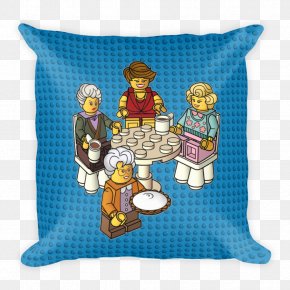 Pillow - Throw Pillows Couch Bed Check PNG