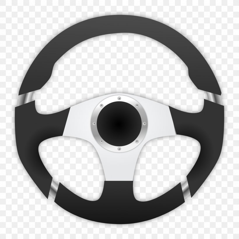 Car Steering Wheel Clip Art, PNG, 2405x2400px, Car, Black And White, Brake, Brand, Drivers Education Download Free