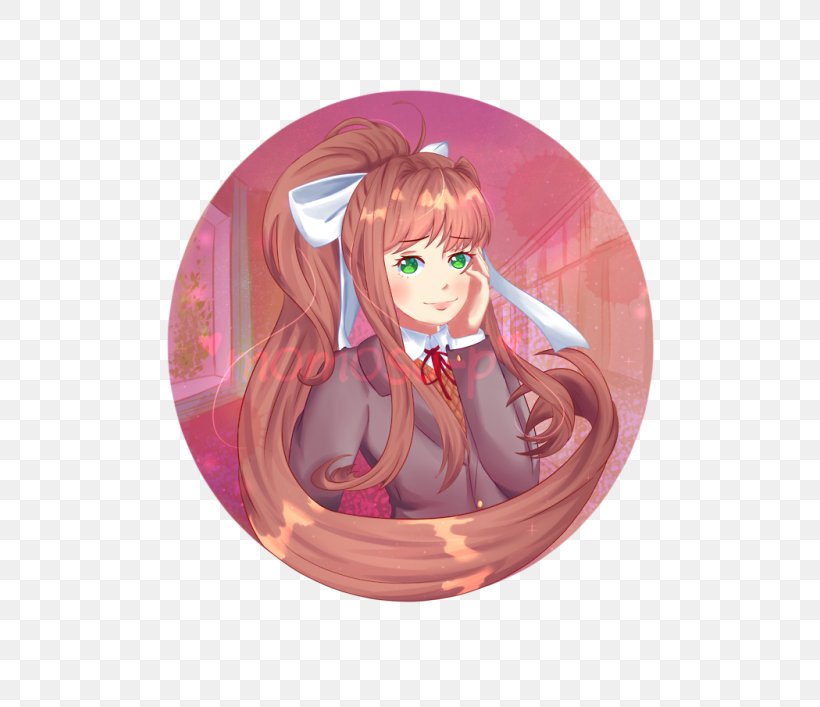 Doki Doki Literature Club! Video Game Glitch Fiction, PNG, 500x707px, Watercolor, Cartoon, Flower, Frame, Heart Download Free
