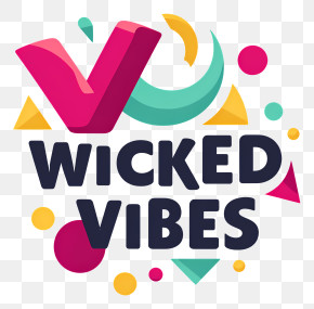 Wicked Vibes - Wicked Vibes Colorful Logo PNG