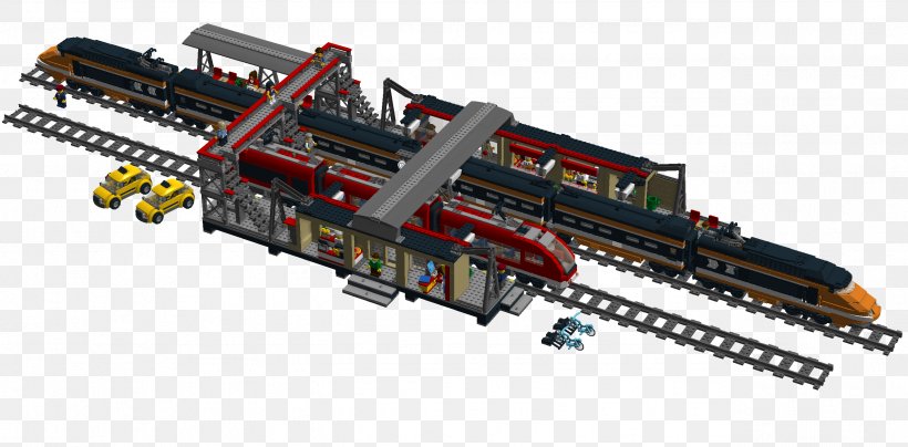 LEGO 60050 City Train Station Lego City Lego Trains, PNG, 2551x1259px, Train, Afol, Lego, Lego 7937 City Train Station, Lego 60050 City Train Station Download Free