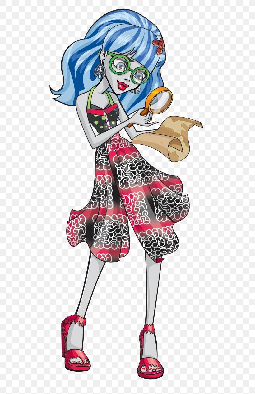 Monster High Frankie Stein Doll Barbie Ghoul, PNG, 572x1264px, Watercolor, Cartoon, Flower, Frame, Heart Download Free