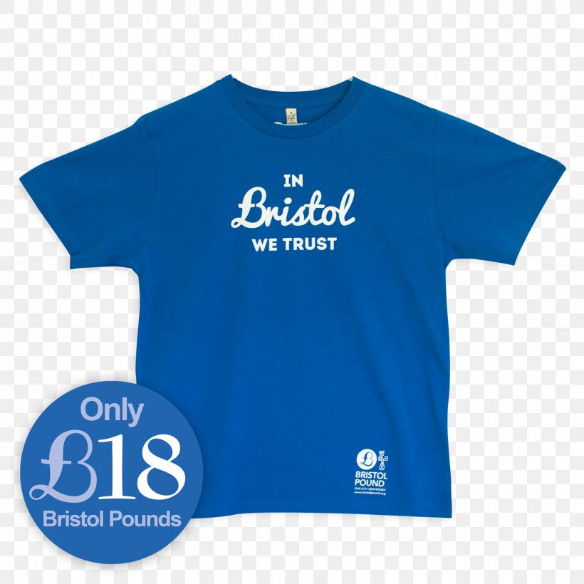 T-shirt Clothing Bristol Pound Sleeve, PNG, 1800x1800px, Tshirt, Active Shirt, American Apparel, Azure, Blue Download Free
