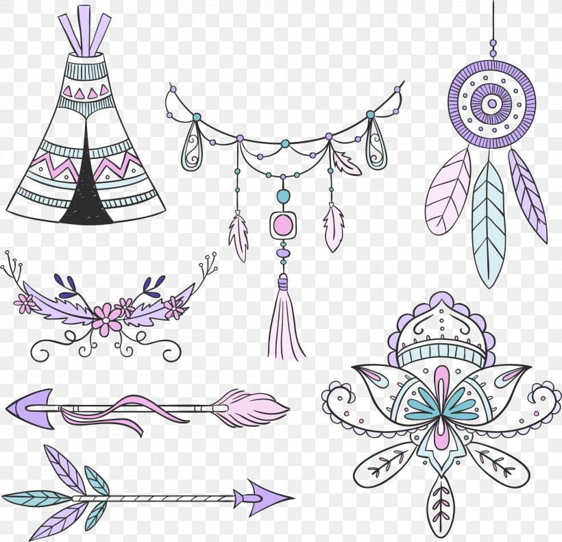 Boho-chic Bohemian Style Euclidean Vector Clip Art, PNG, 2105x2032px, Boho Chic, Art, Body Jewelry, Clip Art, Drawing Download Free