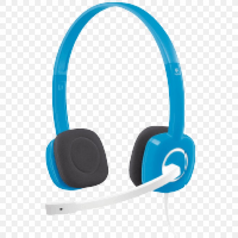 Logitech H150 Microphone Headphones Logitech Stereo H150 On-Ear Headset, PNG, 1024x1024px, Logitech H150, Audio, Audio Equipment, Blue, Electric Blue Download Free