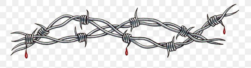 Tattoo Barbed Wire Sketch, PNG, 1024x280px, Tattoo, Art, Barbed Wire, Black And White, Body Art Download Free