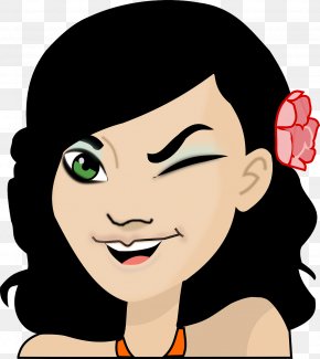 Avatar - Wink Smiley Clip Art PNG