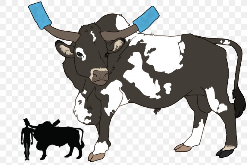 Dairy Cattle Ox Illustration Clip Art, PNG, 900x602px, Dairy Cattle, Bull, Cattle, Cattle Like Mammal, Cow Goat Family Download Free