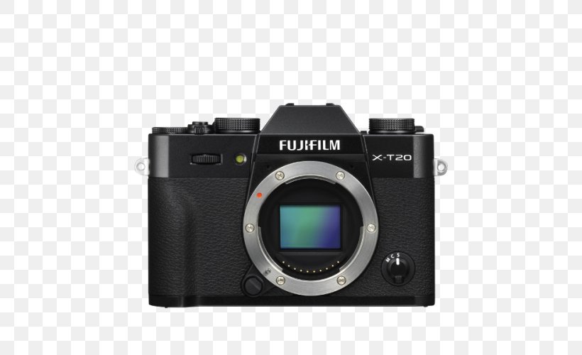 Fujifilm X-T20 Mirrorless Interchangeable-lens Camera, PNG, 500x500px, Fujifilm Xt2, Body Only, Camera, Camera Accessory, Camera Lens Download Free