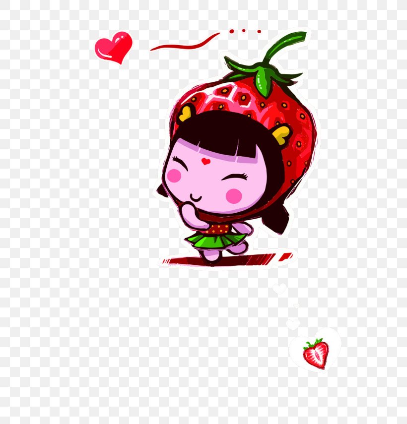 Strawberry Cartoon Illustration, PNG, 650x855px, Strawberry, Aedmaasikas, Art, Auglis, Avatar Download Free
