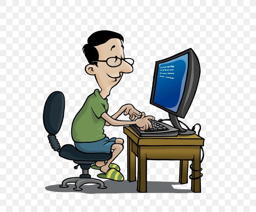 Clip Art Computer Software Software Developer, PNG, 600x680px, Computer  Software, Cartoon, Chair, Computer, Computer Desk Download
