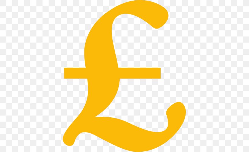 Pound Sign Pound Sterling Currency Symbol Dollar Sign, PNG, 500x500px, Pound Sign, Area, At Sign, Brand, Currency Download Free
