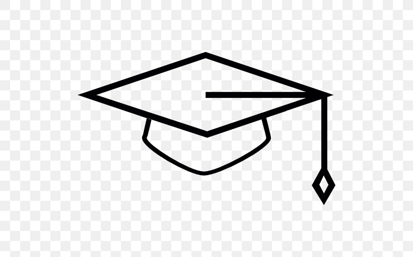Square Academic Cap Graduation Ceremony Clip Art, PNG, 512x512px, Square Academic Cap, Academic Degree, Area, Bachelor S Degree, Black And White Download Free